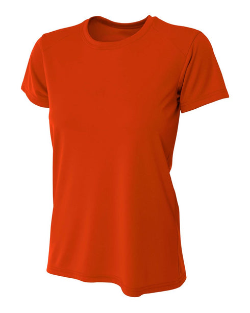 A4 Women's Cooling Performance Crew, Sizes 2XL-4XL (NW3201), Color 'Athletic Orange'